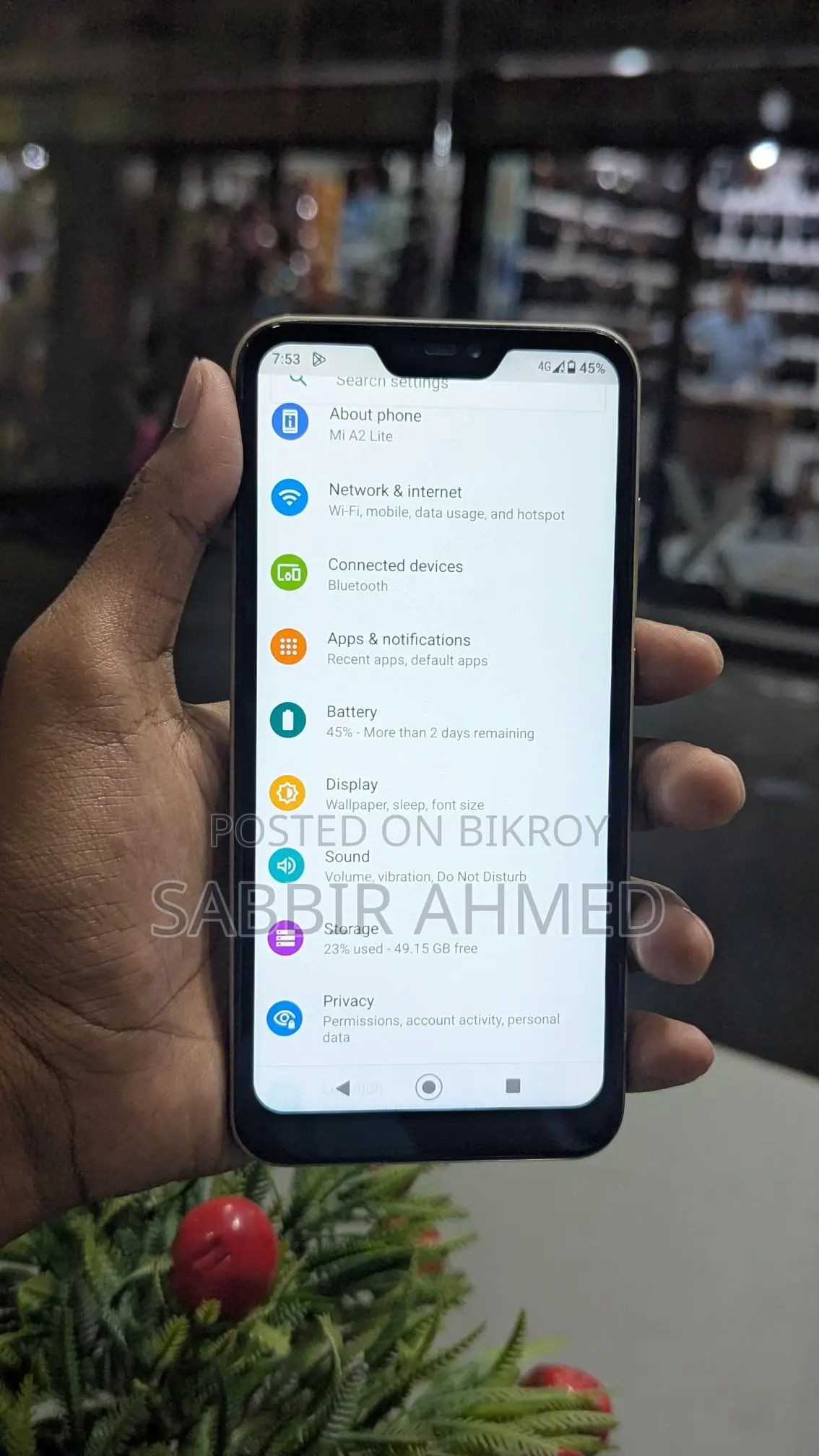 Xiaomi Mi A2 Lite . (Used)
