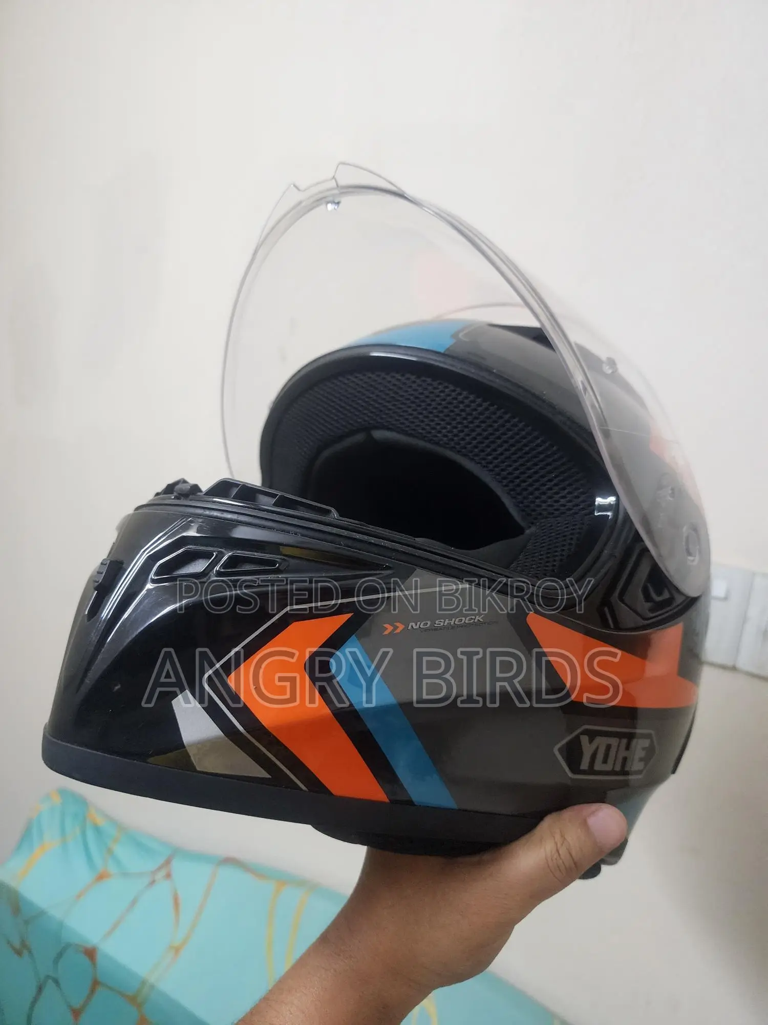 Yohe 100% Certified Helmet(মাত্র ১ বার ইউজ)