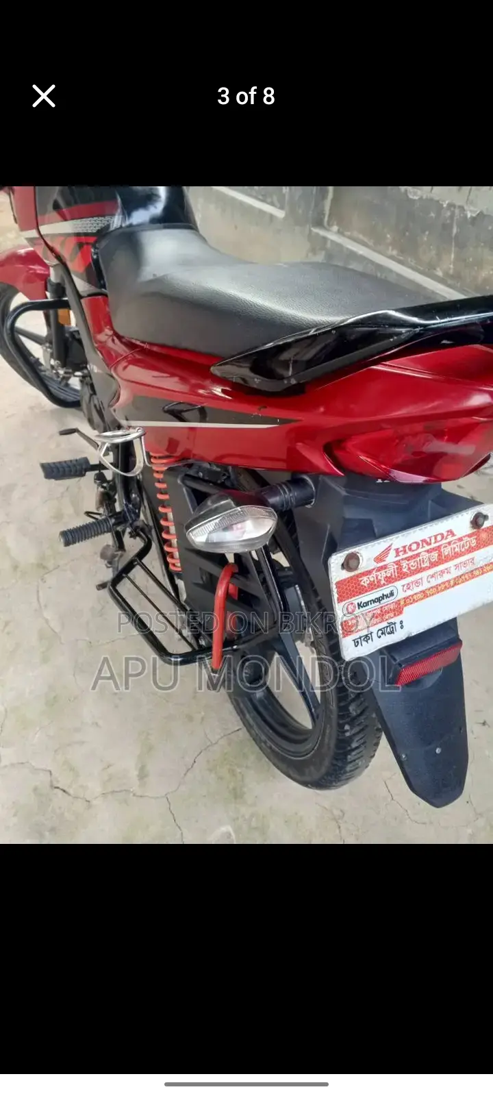 Honda Livo 110 Drum Black/Red 2022