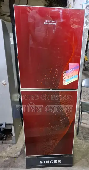 Singer fridge for sale with one year warranty.