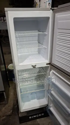 Singer fridge for sale with one year warranty.