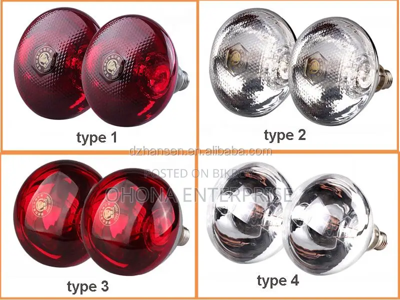 Infrared bulb and holder