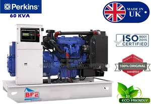 Brand New Perkins 60kVA Silent Diesel Generator – UK Origin & Warranty