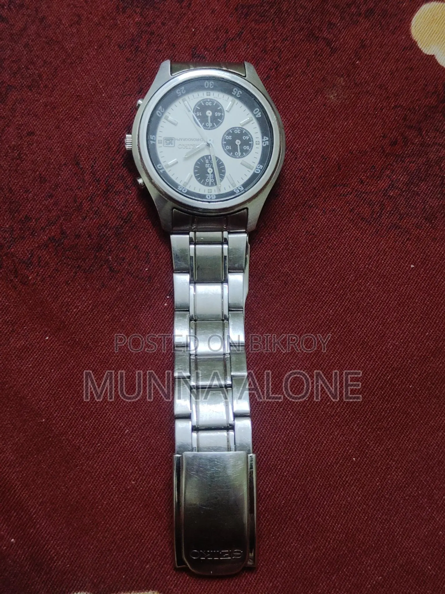 Seiko Chronograph Men's Wristwatch