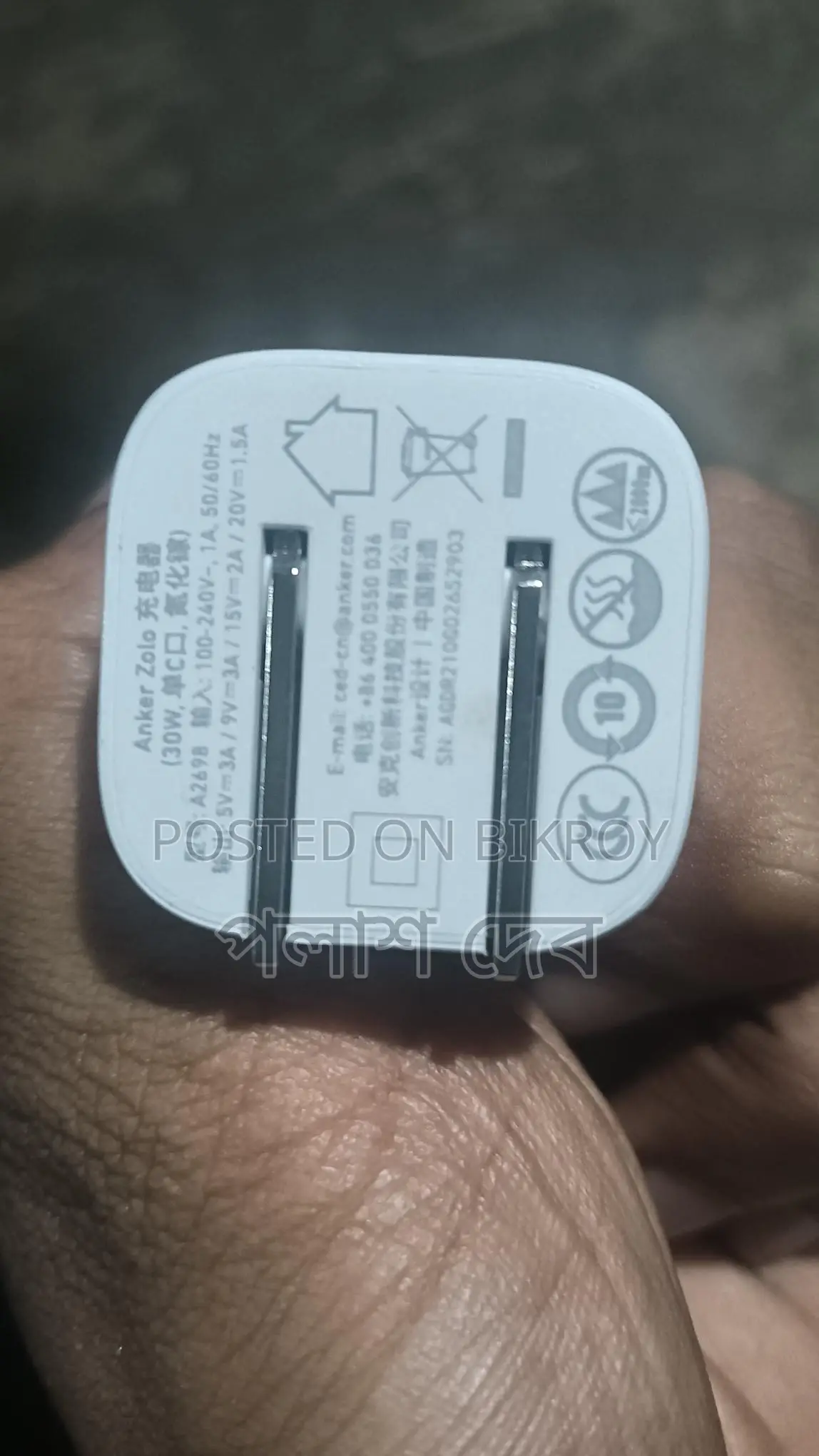Anker Zolo 30w Qc Pd