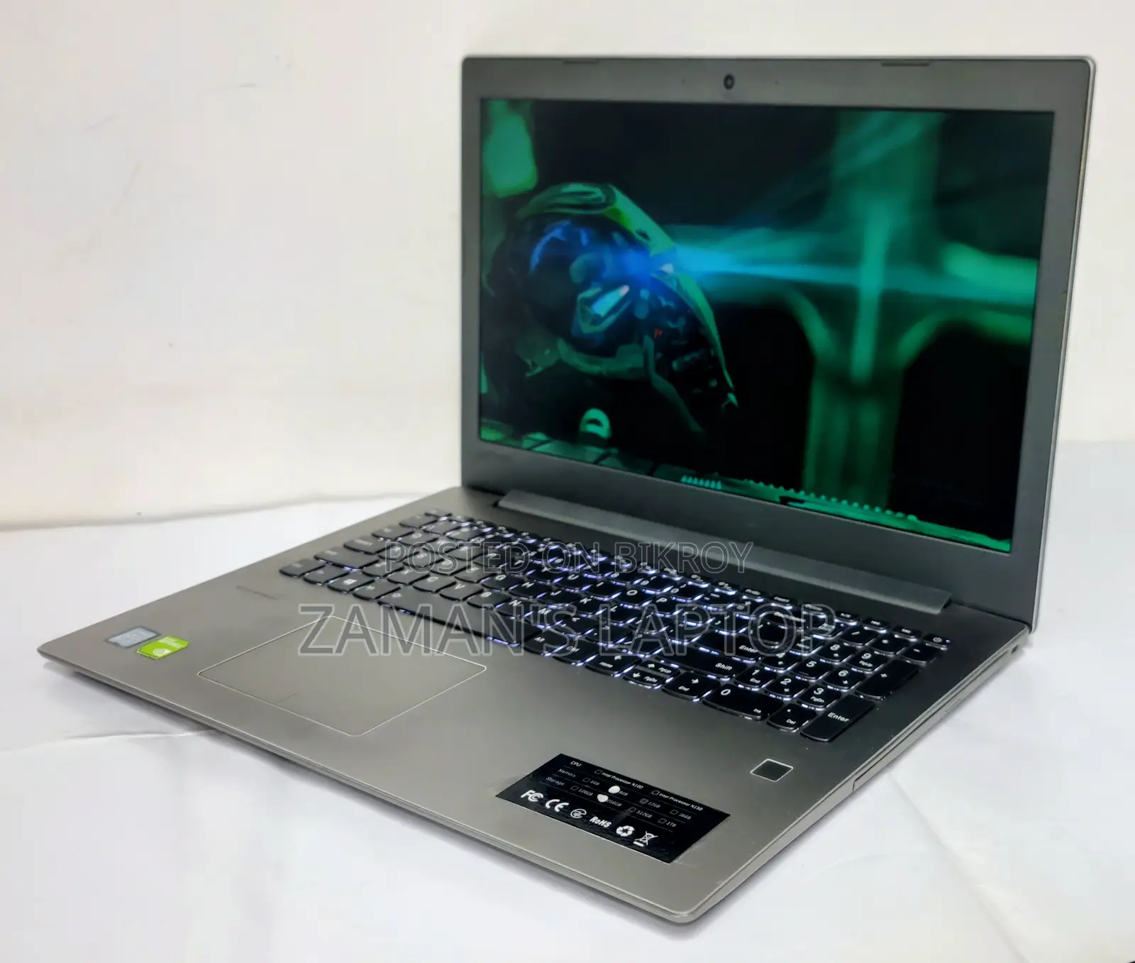 Lenovo Ideapad Core i5 7th Generation গেমিং মেটাল SSD স্লিম ল্যাপটপ