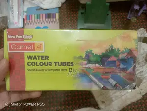 ব্যবহৃত Camel জলরঙের টিউব - ১১টি শেড + ব্রাশ (যেমন আছে তেমন)