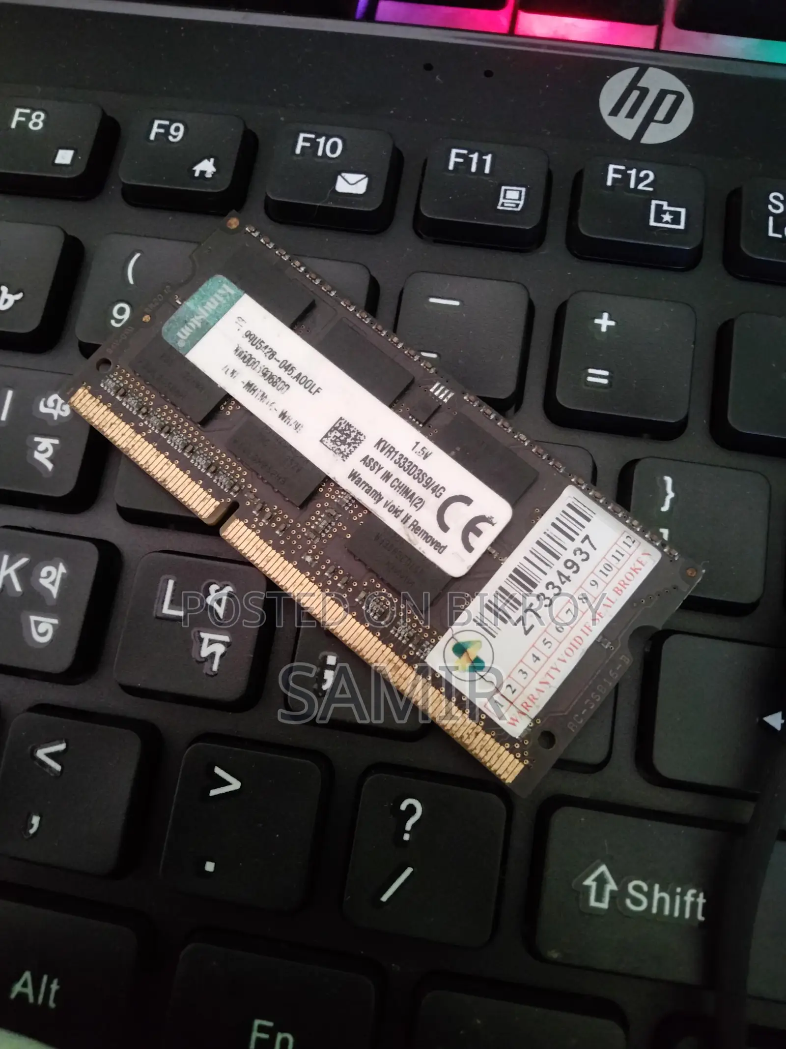 Kingston 4gb Ram 1333 Mhz