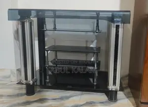 Tempered Glass Tv Trolley