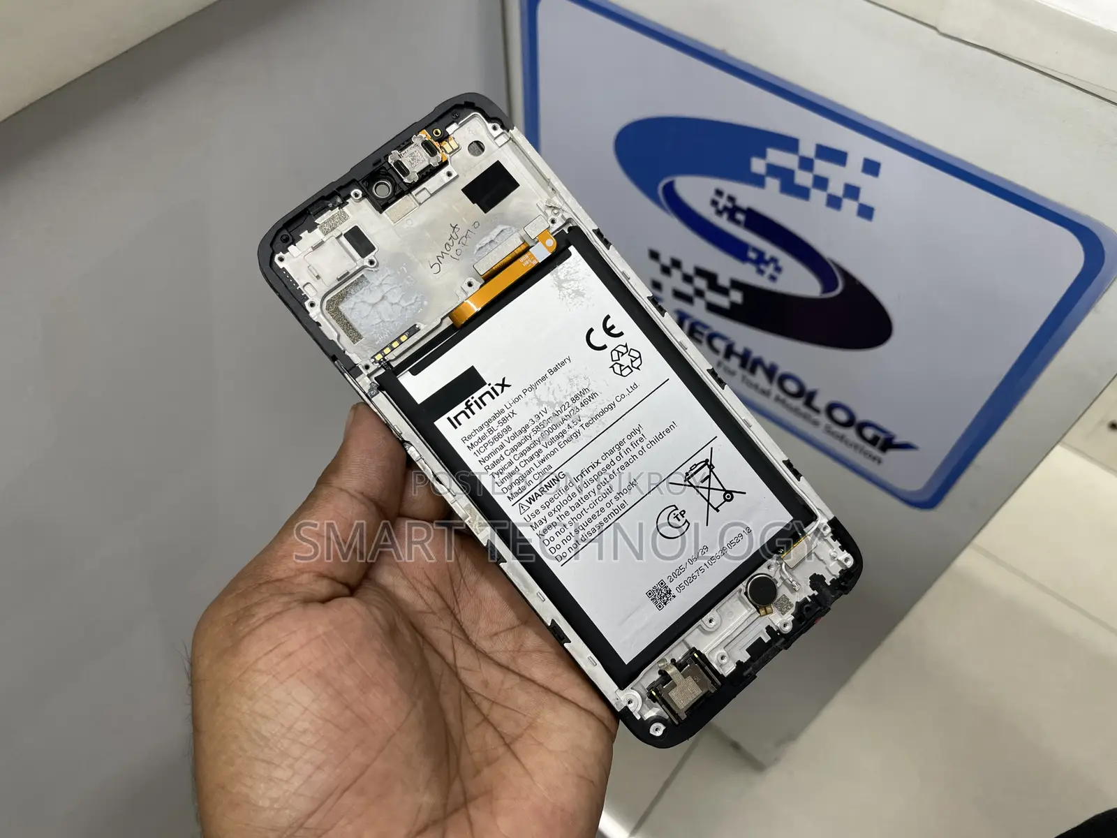 Infinix Smart 10 Pro Original Display (Display with Frame)