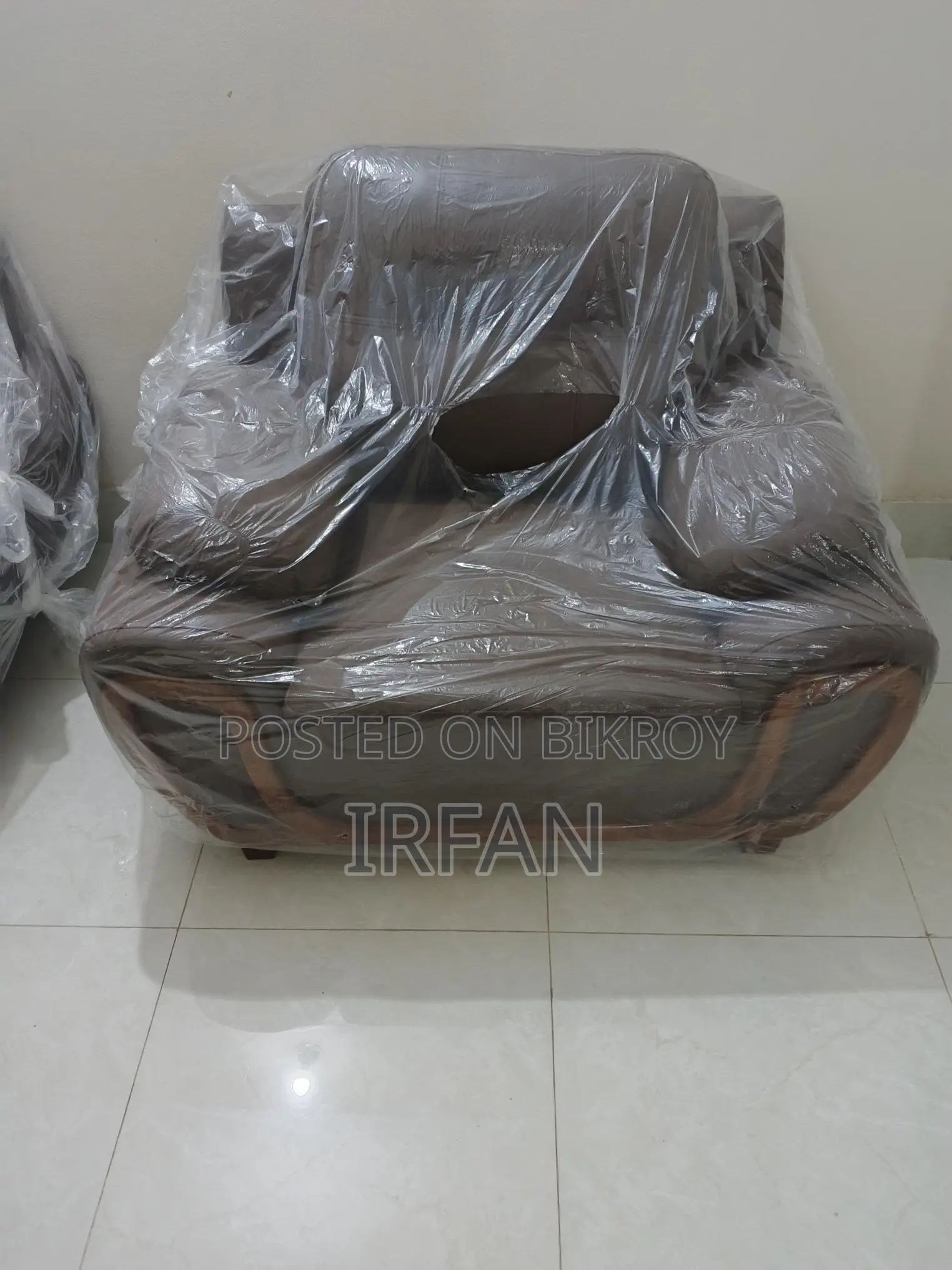 Leather sofa set