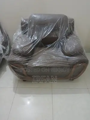 Leather sofa set