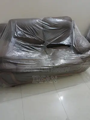 Leather sofa set