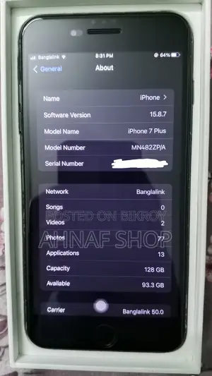 Apple iPhone 7 Plus 128GB (Used)