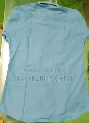 আকাশী রঙের ফুল শার্ট