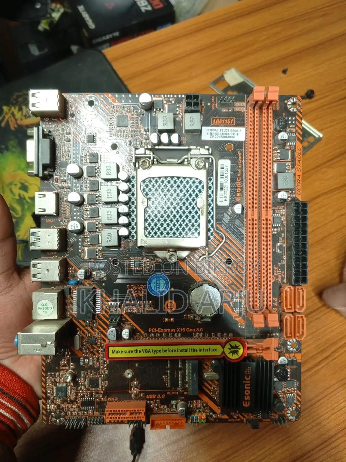 Esonic H110DA1 DDR4 9th Gen Motherboard