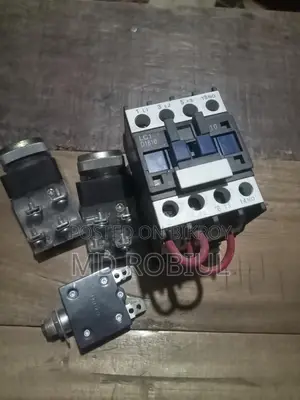 Magnetic contact push switch 2 pieces, one overload