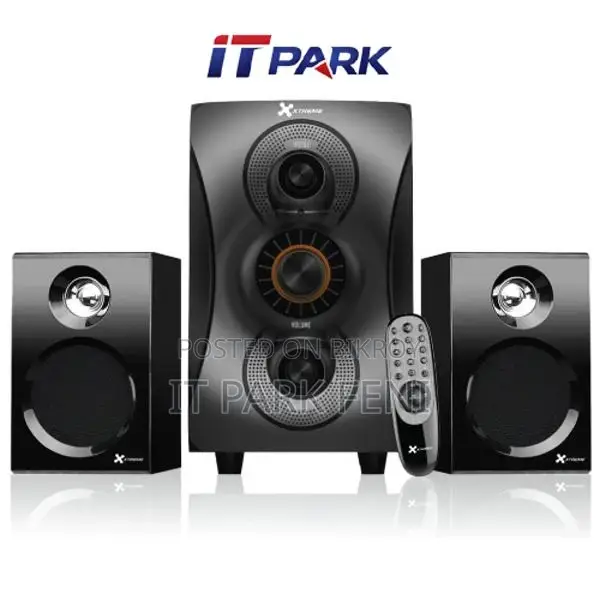 Xtreme Melody 2.1 Black Bluetooth Multimedia Speaker with Remote