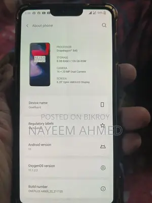 OnePlus 6 (Used)