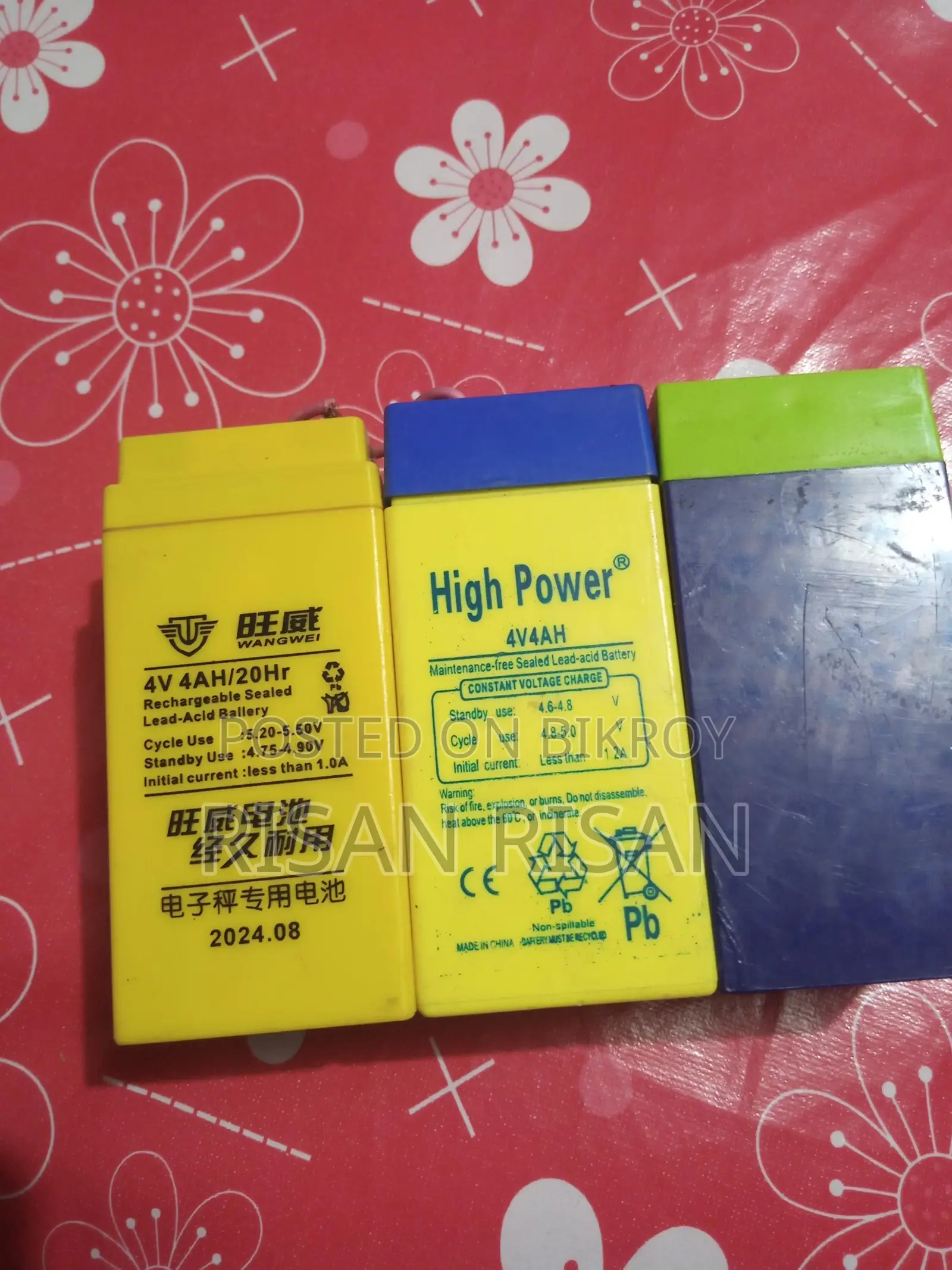 12 Volt 10 Ampere 2-Set Battery