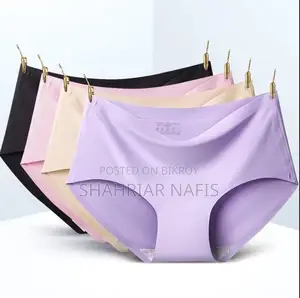 Ice Silk Ladies Panties Underwear Comfortable Women's Brief, Panty.