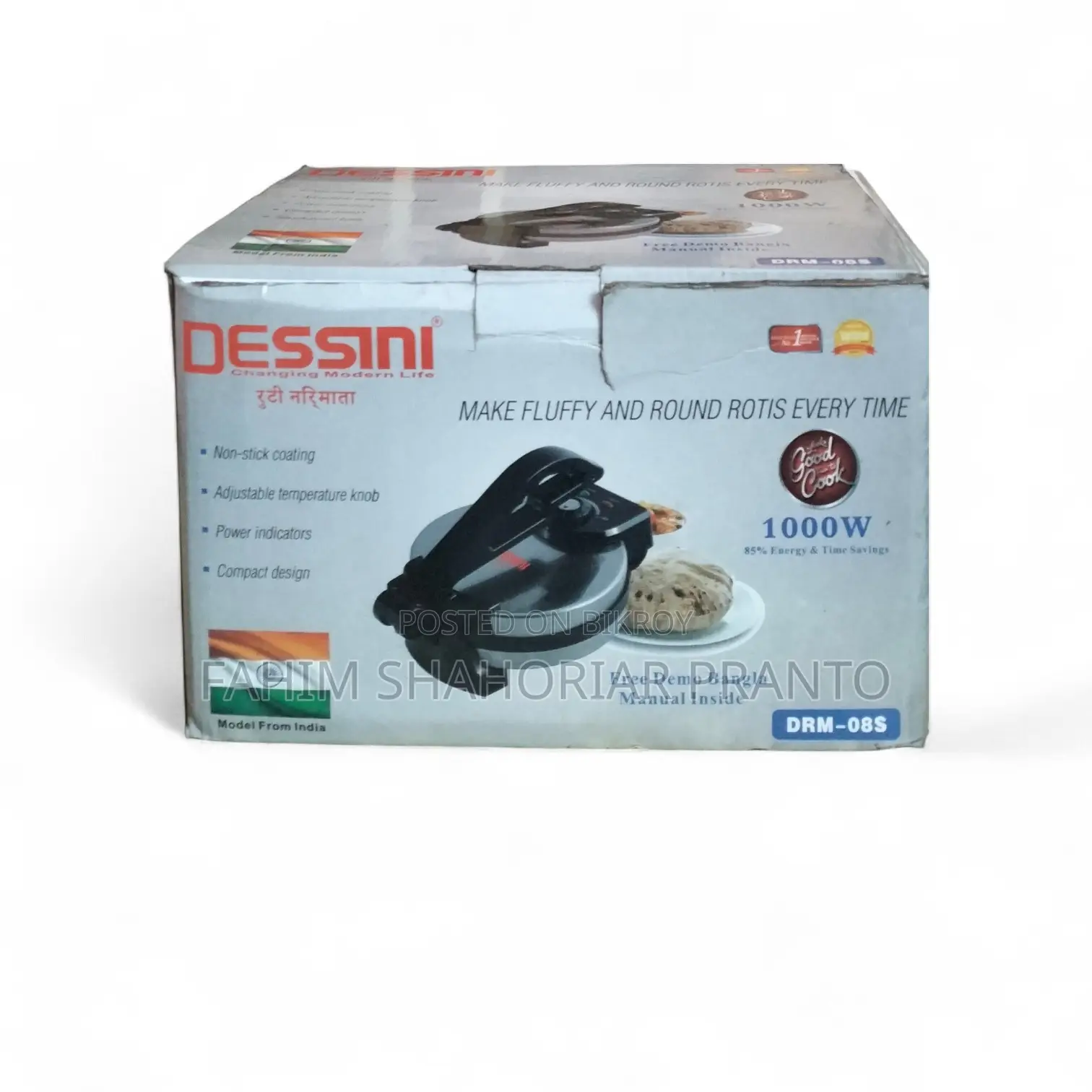Roti Maker. Dessini DRM-08s Roti Maker