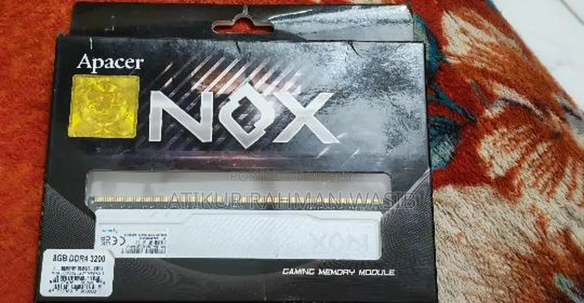Apacer Nox 8 Gb 3200 Mhz Ddr 4 Dakstop Ram