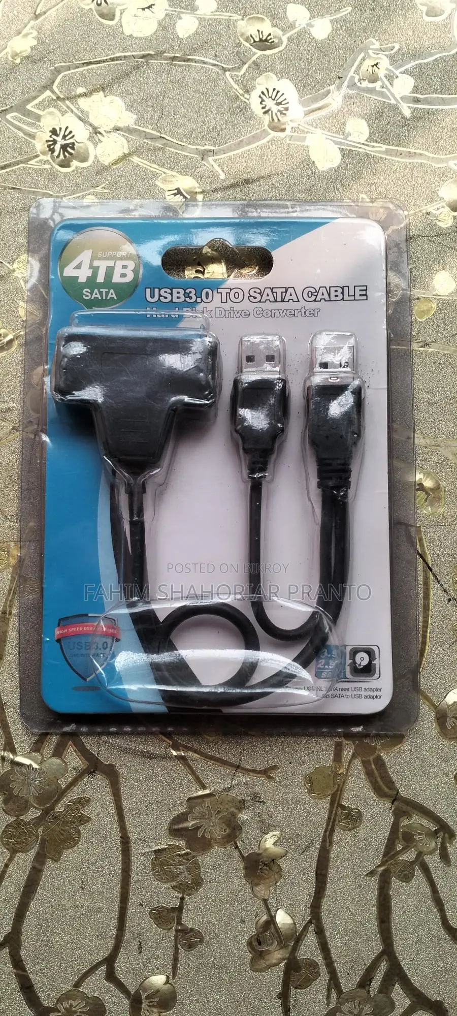 External DVD Player and Hard Disk Cable