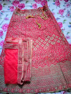 Coustomized Red Lehenga