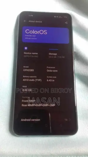 OPPO F19 Pro ` (Used)