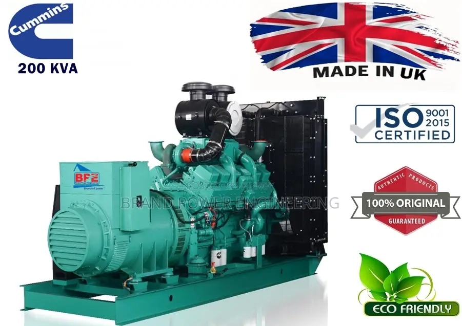 200kVA CUMMINS Diesel Generator - Brand New