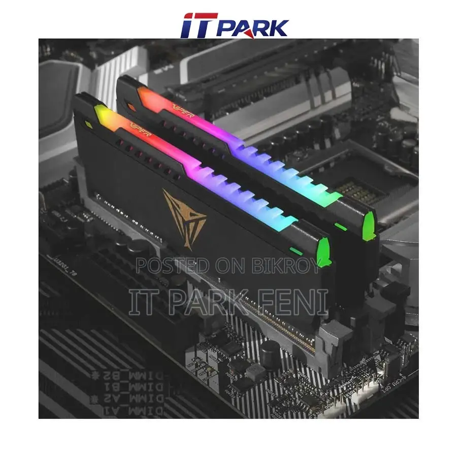Patriot Viper Steel RGB 16GB DDR4 3200MHz Desktop RAM with Heatsink