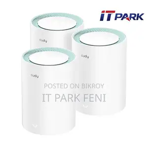Cudy M1300 AC1200 Mbps Gigabit Dual-Band Mesh Wi-Fi 5 System (3-Pack)