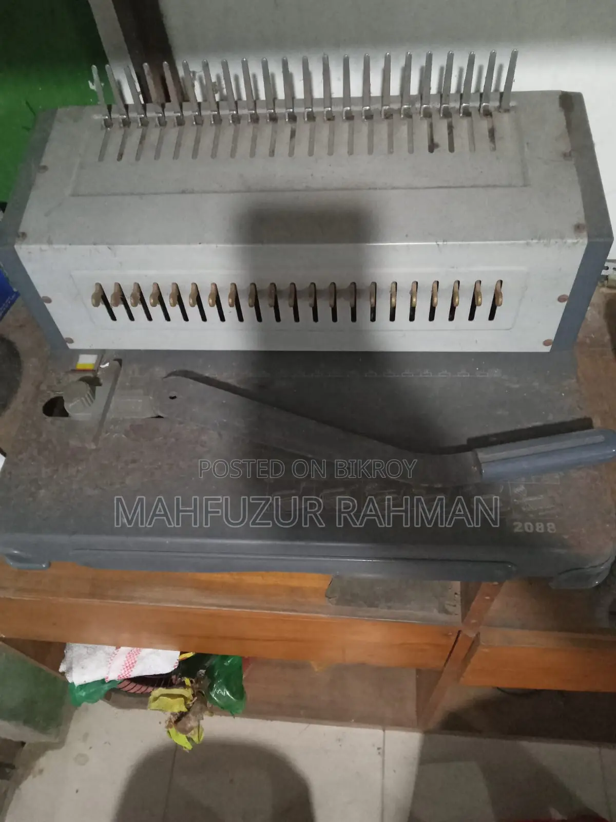 স্পাইরাল বাইন্ডিং কমবো মেশিন মডেল নং 2088