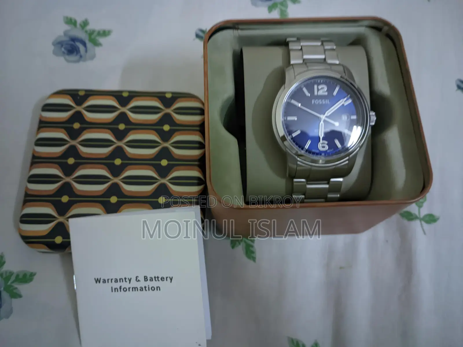 Fossil Heritage Automatic Movement (Japan), Stainless Steel Watch For Men