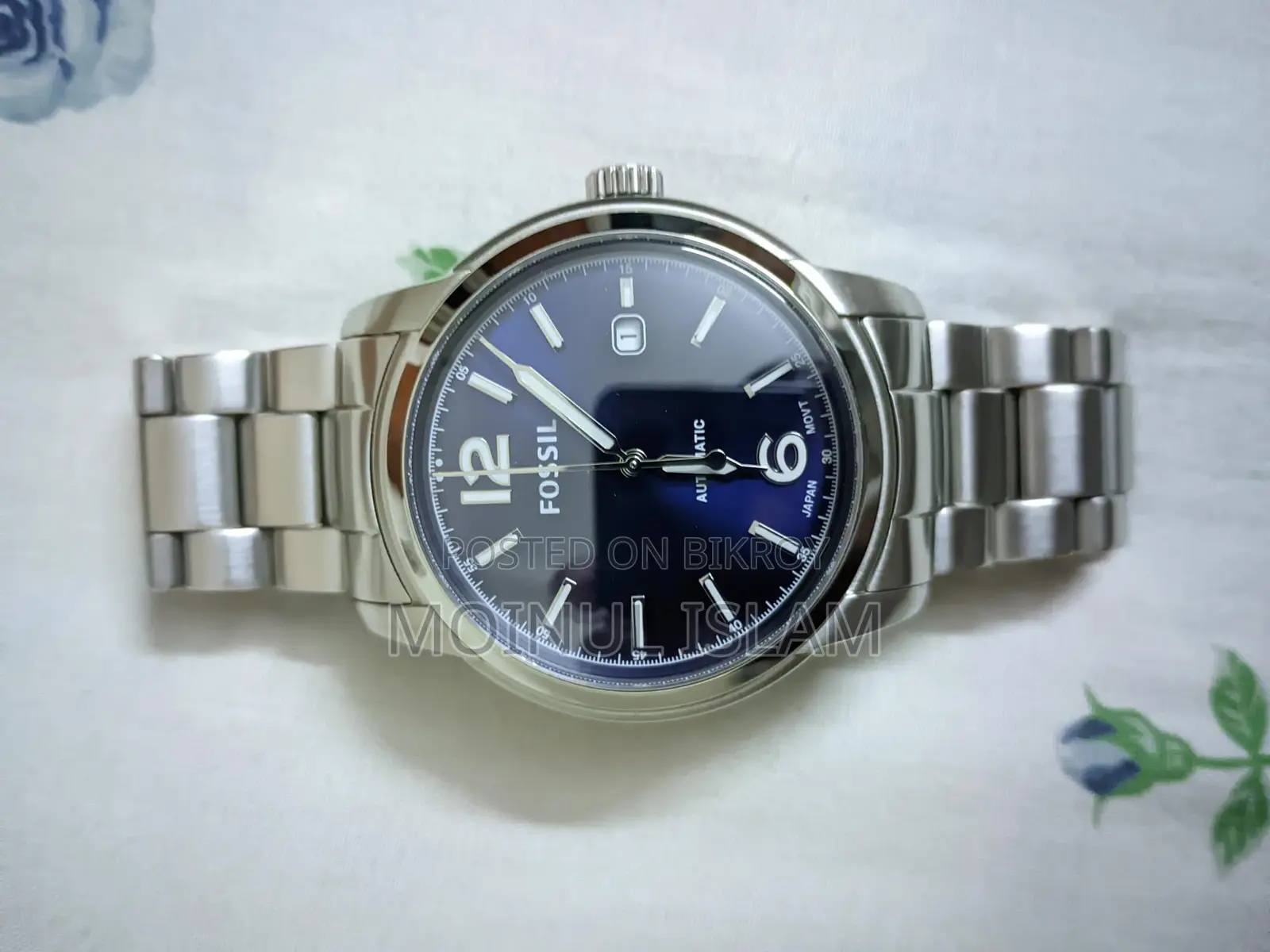 Fossil Heritage Automatic Movement (Japan), Stainless Steel Watch For Men