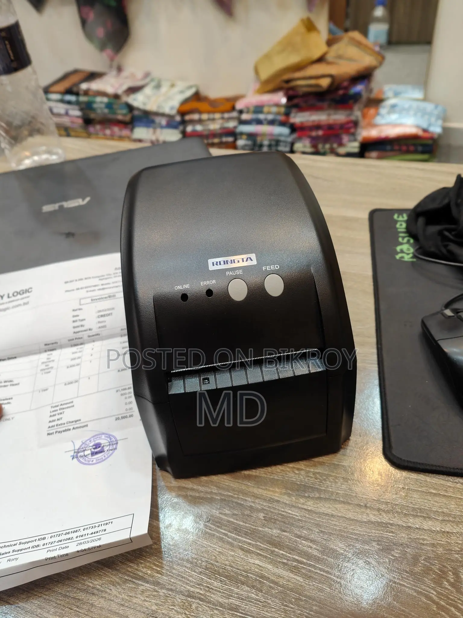 Barcode Label Printer 3 Inch Wide, Thermal, USB, Serial, Ethernet