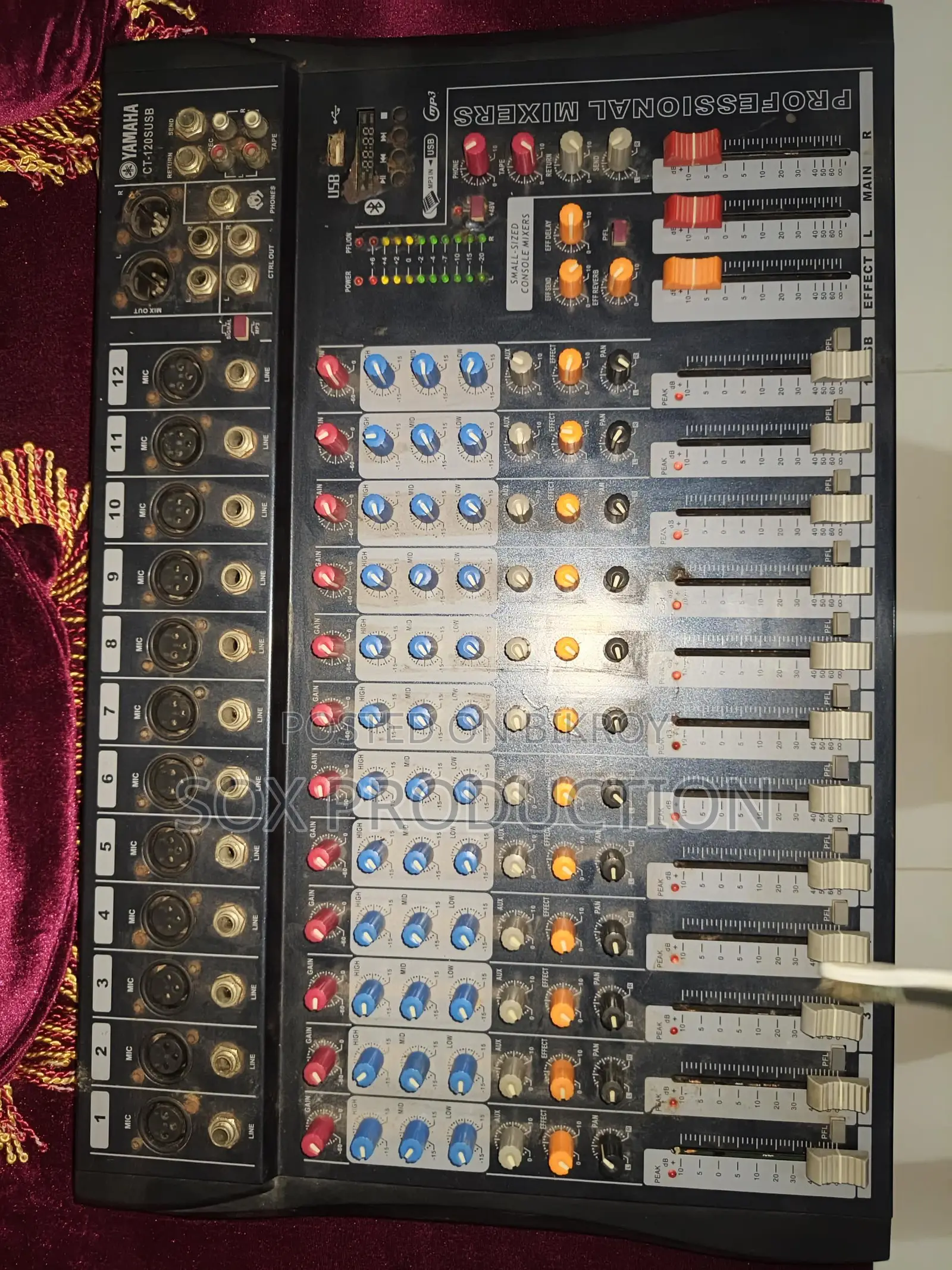 16 Transistor Amplifier or 12 Channel Mixer