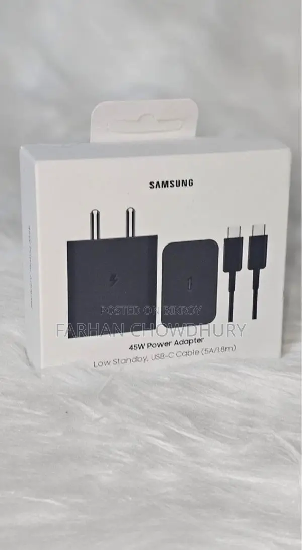 Samsung 45w Pd Power Adapter with 5a Usb-c 1.8m Cable (uk)