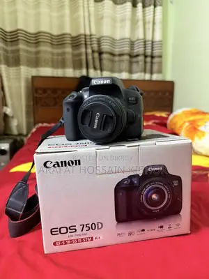 Canon EOS 750D DSLR Camera (Full Set)