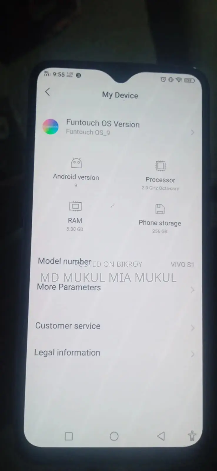 Vivo S1 . (Used)