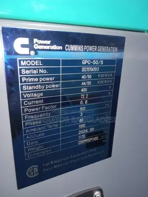 50 Kva Cummins USA Diesel Generator | Choose Advanced Power Solutions