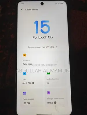 Vivo Y19s pro (Used)