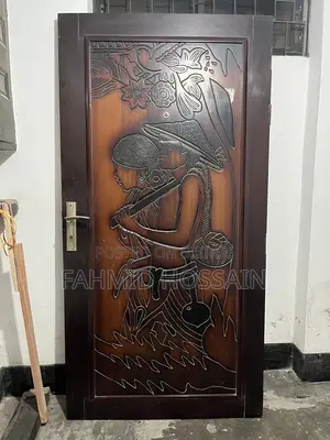 Teak Segun(mahaguni Wood) Main Door with Beautiful Design Made