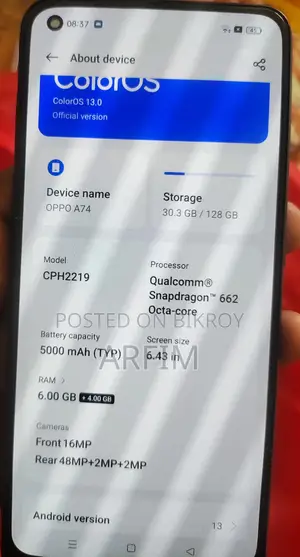 OPPO A74 (Used)
