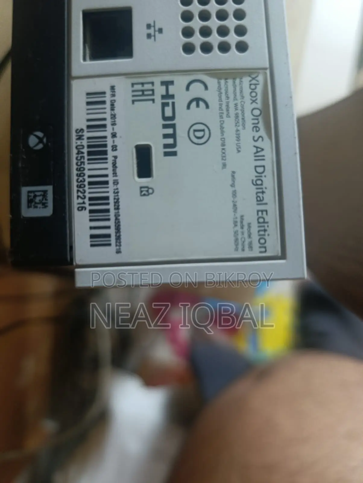 Xbox One S all digital edition
