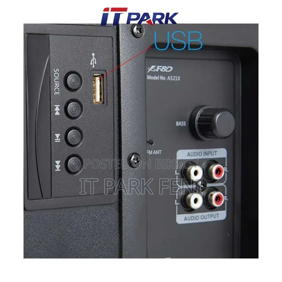 F&D A521X 2:1 Bluetooth Speaker