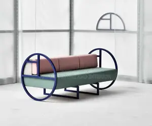 Three Seater Iron Sofa - 03