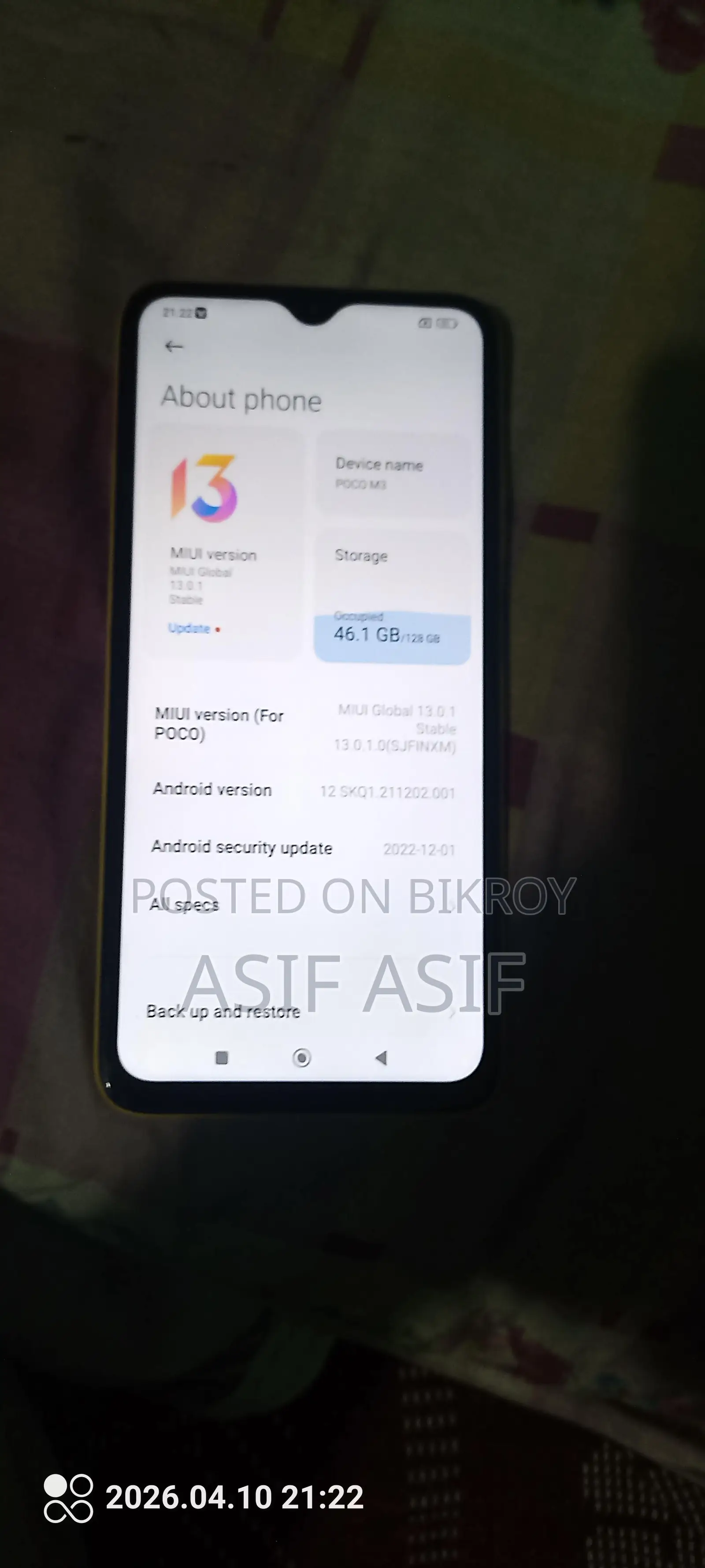 Xiaomi Poco M3 Pro (Used)
