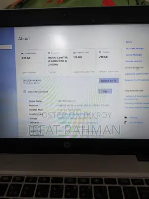 HP EliteBook 840 G3 Laptop | Core i5 8GB RAM SSD Urgent Sell